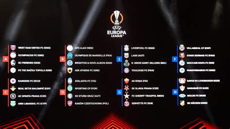brighton europa league fixtures